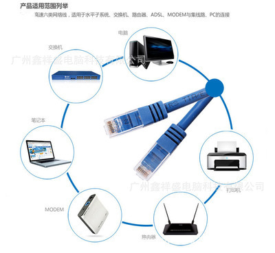 高品質10米藍色電腦成品網(wǎng)線 連接穩(wěn)定，適用室內外環(huán)境
